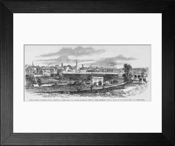 Framed Print : Paris, capital of Bourbon County Framed Print : Paris, capital of Bourbon County