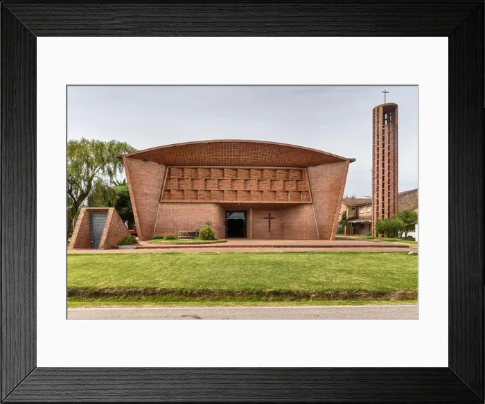 Framed Print : Church of Christ the Worker and Our Lady of Lourdes, Cristo obrero church (1960), Estacion Atlantida, Canelones, Uruguay Framed Print : Church of Christ the Worker and Our Lady of Lourdes, Cristo obrero church (1960), Estacion Atlantida, Canelones, Uruguay