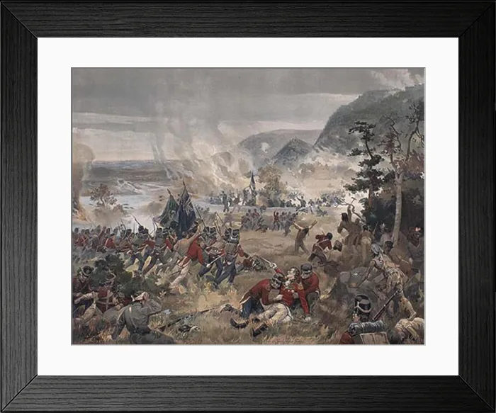 Framed Print : Battle of Queenston Heights, 1812 Framed Print : Battle of Queenston Heights, 1812