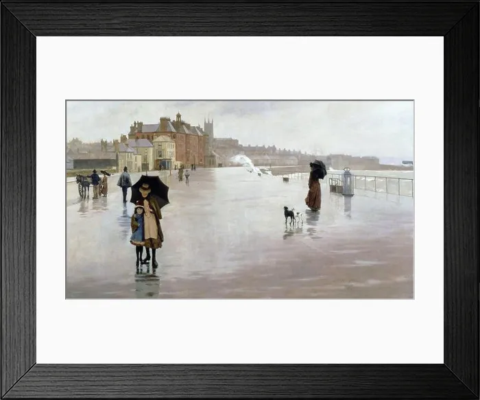 Framed Print : Norman Garstin - It Raineth Every Day 1889 Framed Print : Norman Garstin - It Raineth Every Day 1889