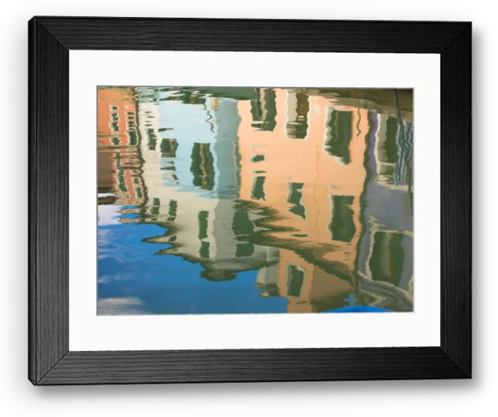 Framed Print : Reflections, Burano, Venice Lagoon, Italy Framed Print : Reflections, Burano, Venice Lagoon, Italy