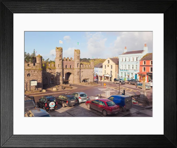 Framed Print : Macroom, West Cork, Ireland. The Castle Framed Print : Macroom, West Cork, Ireland. The Castle