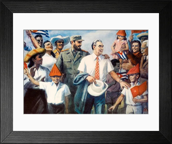 Framed Print : Soviet poster