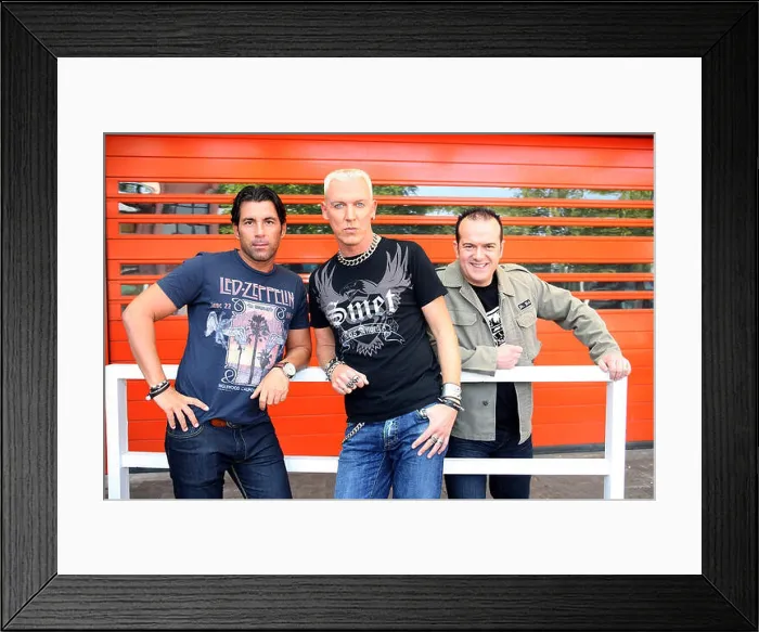 Framed Print : (L-R) Michael Simon, H.P. Baxxter and Rick J