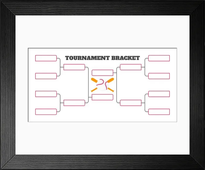 Framed Print : 8 team tournament bracket championship template flat style design vector illustration isolated on white background Framed Print : 8 team tournament bracket championship template flat style design vector illustration isolated on white background