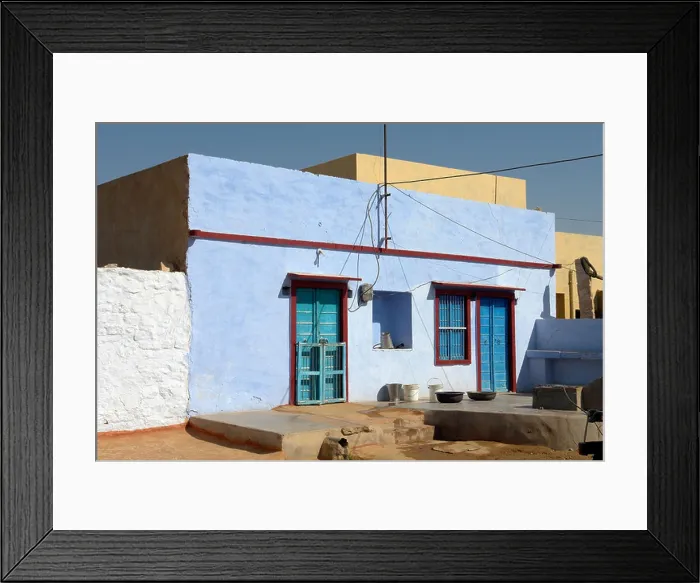 Framed Print : typical rajasthan village house Framed Print : typical rajasthan village house