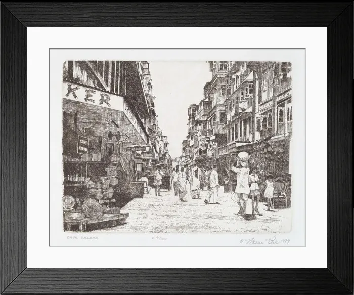 Framed Print : Chor Bazaar; 1994date Bruce Peck, Chor Bazaar, 1994 Framed Print : Chor Bazaar; 1994date Bruce Peck, Chor Bazaar, 1994