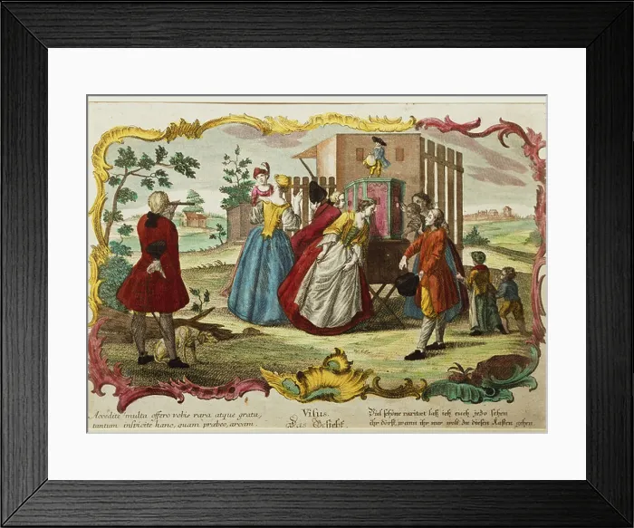 Framed Print : theatre, puppet theatre, peep box Framed Print : theatre, puppet theatre, peep box