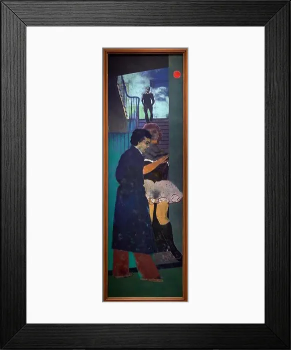 Framed Print : Smyrna Greek (Nikos), 1976-1977, Ronald B. Kitaj (1932-2007) Framed Print : Smyrna Greek (Nikos), 1976-1977, Ronald B. Kitaj (1932-2007)