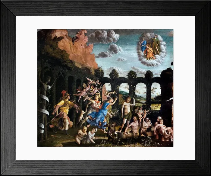 Framed Print : Minerva Expelling the Vices from the Garden of Virtue 1502 Andrea MANTEGNA 1431 – 1506 Italy Italian Framed Print : Minerva Expelling the Vices from the Garden of Virtue 1502 Andrea MANTEGNA 1431 – 1506 Italy Italian