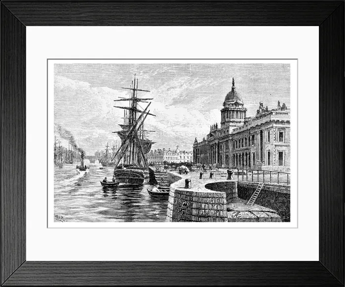 Framed Print : The Custom House neoclassical 18th century Dublin Ireland Department Environment Heritage Local Government River Liffey Framed Print : The Custom House neoclassical 18th century Dublin Ireland Department Environment Heritage Local Government River Liffey