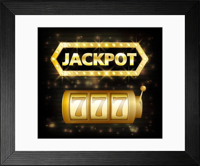 Framed Print : Jackpot casino lotto label background sign Framed Print : Jackpot casino lotto label background sign