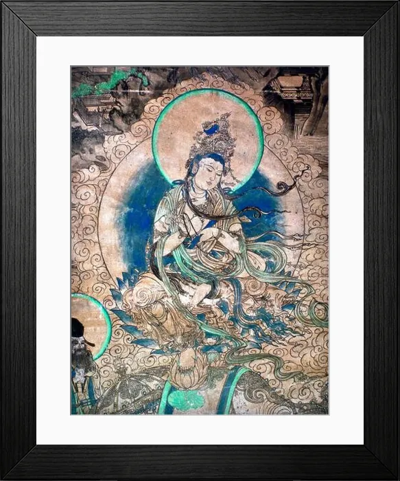 Framed Print : China: Samantabhadra, Cave 3, Yulin Caves Framed Print : China: Samantabhadra, Cave 3, Yulin Caves