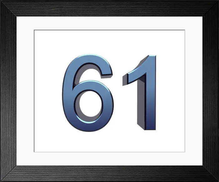 Framed Print : number 61 Framed Print : number 61
