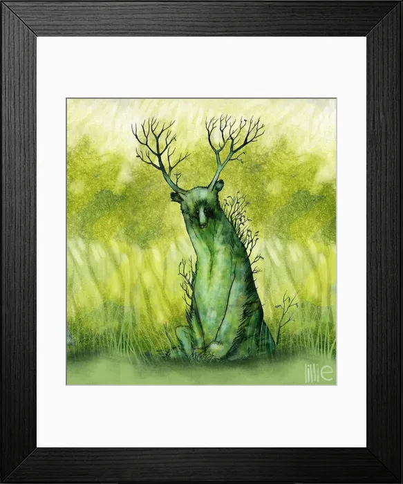 Framed Print : Art in Finnish mythology Otso (Karhu) Framed Print : Art in Finnish mythology Otso (Karhu)
