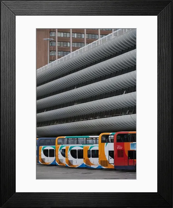 Framed Print : Preston Bus Station and Car Park, a celebrated brutalist architecture designed building in Preston, Lancashire, UK Framed Print : Preston Bus Station and Car Park, a celebrated brutalist architecture designed building in Preston, Lancashire, UK