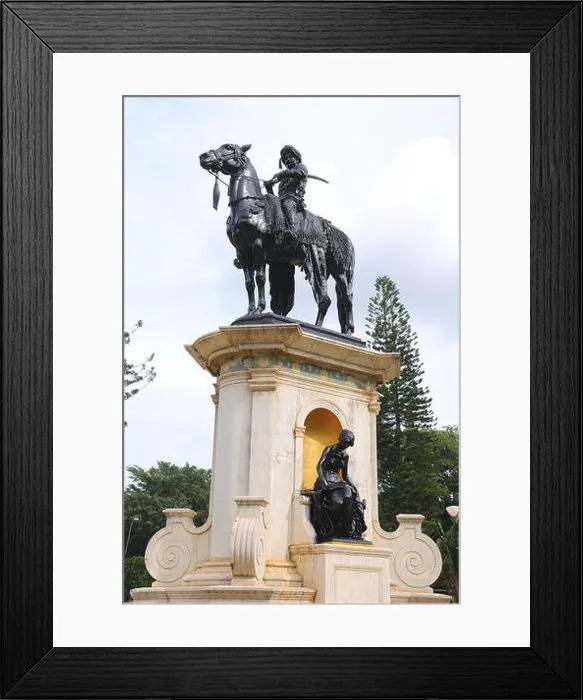 Framed Print : Tipu Sultan statue ; Lalbagh Botanical Garden ; Botanical Garden ; Lalbagh ; Bangalore ; Bengaluru ; Karnataka ; India Framed Print : Tipu Sultan statue ; Lalbagh Botanical Garden ; Botanical Garden ; Lalbagh ; Bangalore ; Bengaluru ; Karnataka ; India