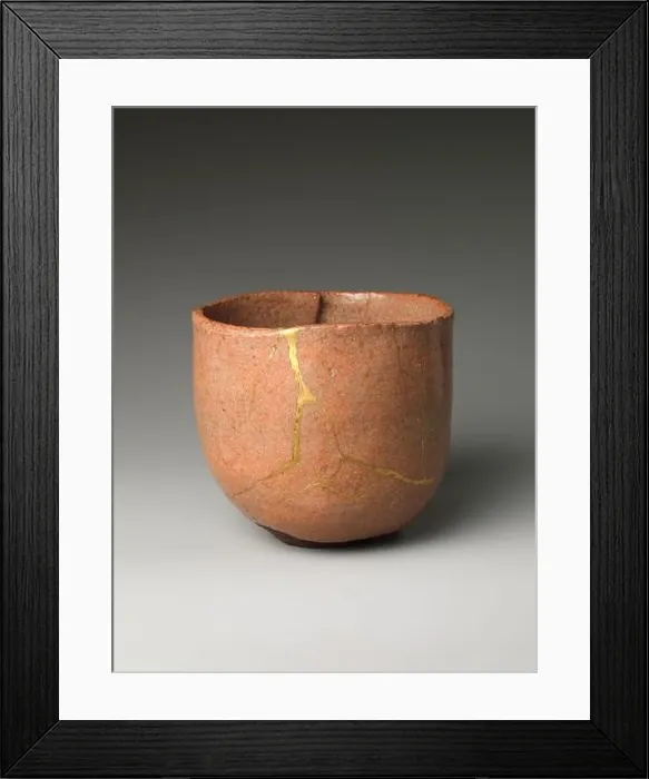 Framed Print : Hon'ami Kōetsu, Teabowl, Japan Framed Print : Hon'ami Kōetsu, Teabowl, Japan