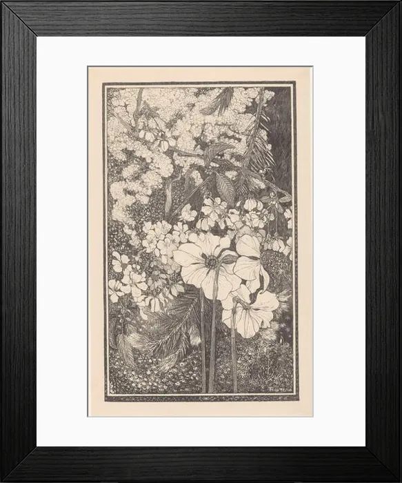 Framed Print : Lente Flowers and plants; in the foreground narcissen Framed Print : Lente Flowers and plants; in the foreground narcissen