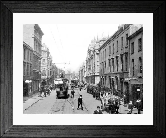 Framed Print : Bute Street, Cardiff early 1900s Framed Print : Bute Street, Cardiff early 1900s