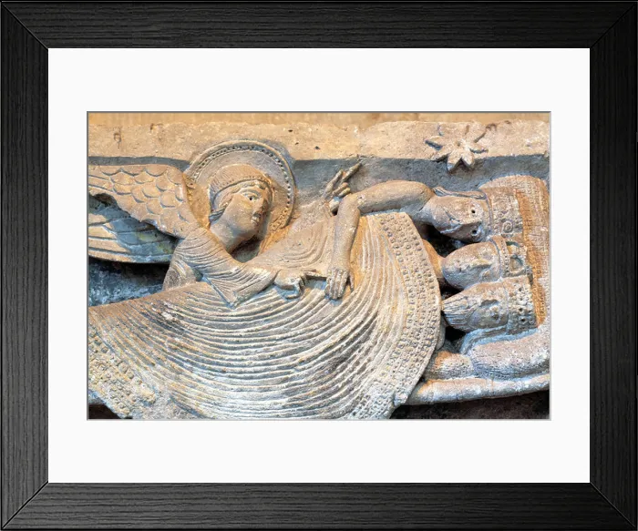 Framed Print : The sleeping magi, capital column (12th century), Autun Cathedral, Autun, Saone-et-Loire department, Burgundy, France Framed Print : The sleeping magi, capital column (12th century), Autun Cathedral, Autun, Saone-et-Loire department, Burgundy, France