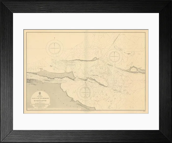 Framed Print : Nassau New Providence Bahamas Paradise Island ADMIRALTY chart 1842 (1914) map Framed Print : Nassau New Providence Bahamas Paradise Island ADMIRALTY chart 1842 (1914) map