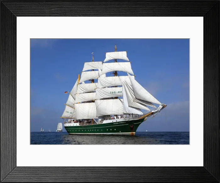 Framed Print : German tall ship Alexander von Humboldt II under sail Framed Print : German tall ship Alexander von Humboldt II under sail