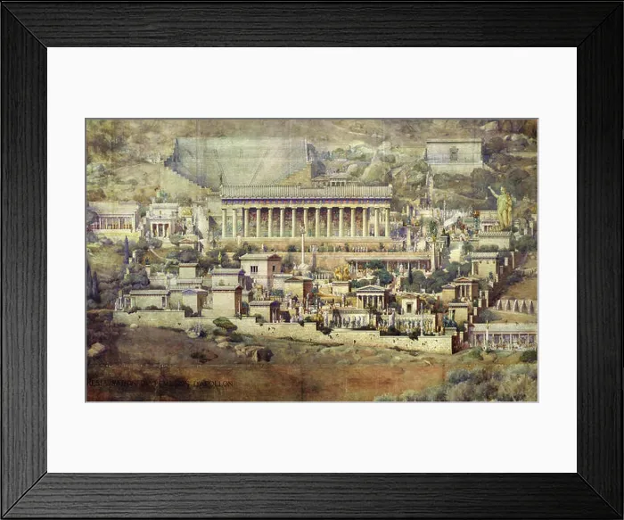 Framed Print : Delphi by Albert Tournaire Framed Print : Delphi by Albert Tournaire