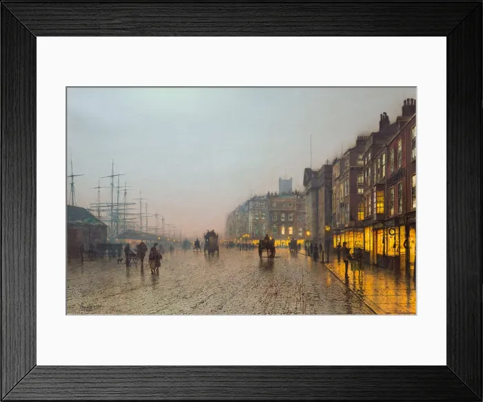Framed Print : 19th century - Liverpool from Wapping Framed Print : 19th century - Liverpool from Wapping