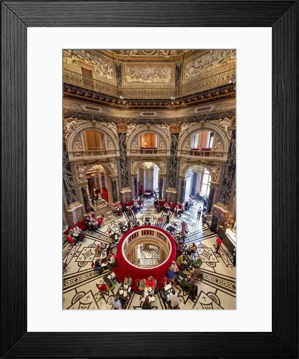 Framed Print : The café inside Kunsthistorisches Museum. Vienna Austria Framed Print : The café inside Kunsthistorisches Museum. Vienna Austria