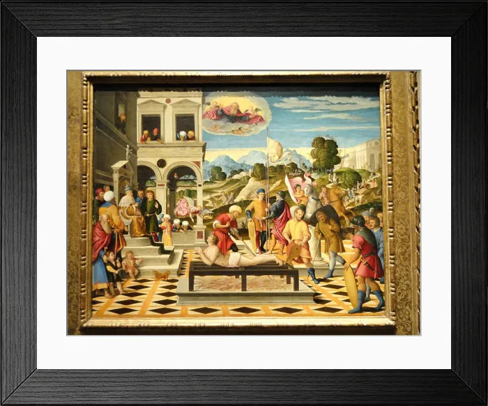 Framed Print : Martyrdom of Saint Lawrence, Girolamo da Santacroce, Venice, 1550 1555 Nelson Atkins Museum of Art DSC08654 Framed Print : Martyrdom of Saint Lawrence, Girolamo da Santacroce, Venice, 1550 1555 Nelson Atkins Museum of Art DSC08654