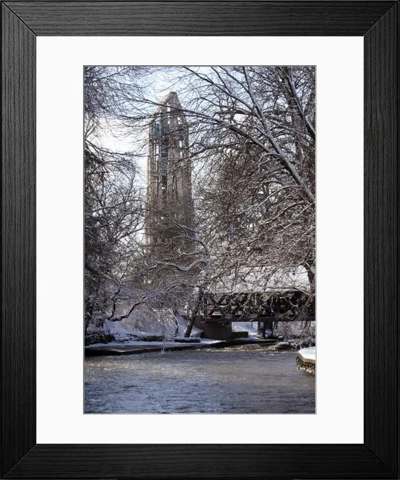 Framed Print : Winter in Naperville. Dupage river Framed Print : Winter in Naperville. Dupage river