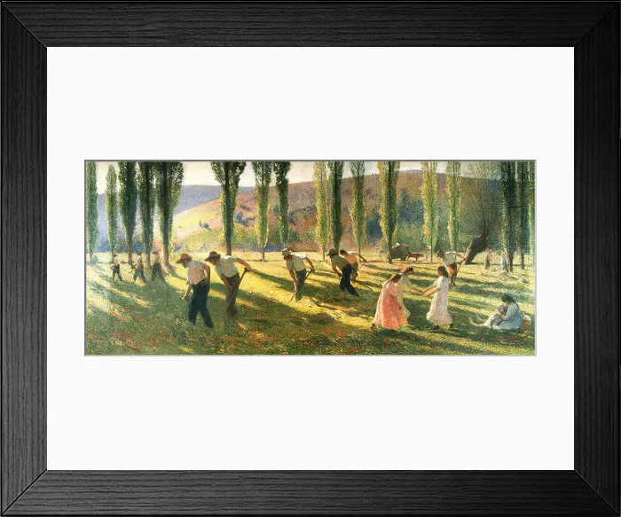 Framed Print : Henri Martin's Summer captures the vibrant energy of the season through lush landscapes and warm Framed Print : Henri Martin's Summer captures the vibrant energy of the season through lush landscapes and warm