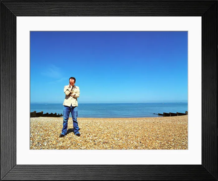 Framed Print : Portrait of Matthew Herbert Framed Print : Portrait of Matthew Herbert