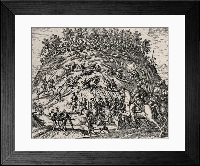 Framed Print : Theodor de Bry - Pedro De Alvarado Seeking the Seven Cities of Cibola in New Mexico Framed Print : Theodor de Bry - Pedro De Alvarado Seeking the Seven Cities of Cibola in New Mexico
