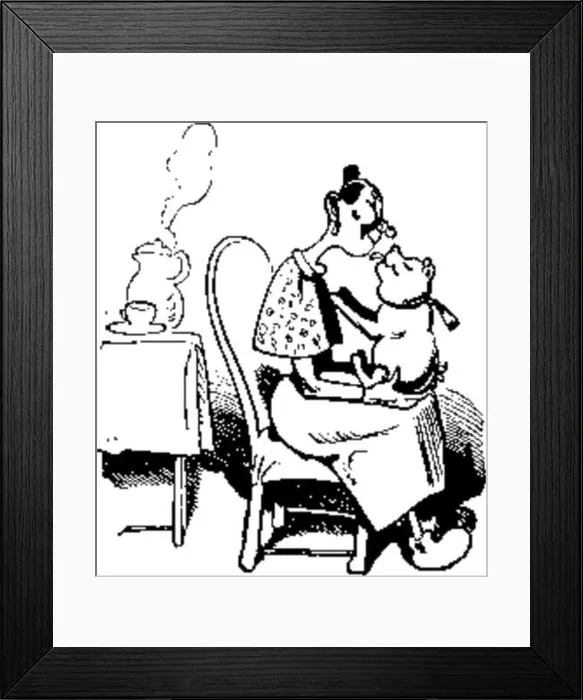 Framed Print : Strafe der Faulheit, Bildergeschichte. 1866. Wilhelm Busch 1146 Strafe der Faulheit (Wilhelm Busch) Framed Print : Strafe der Faulheit, Bildergeschichte. 1866. Wilhelm Busch 1146 Strafe der Faulheit (Wilhelm Busch)