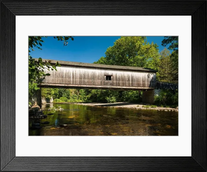 Framed Print : Comstock's Bridge East Hampton, Connecticut, USA Framed Print : Comstock's Bridge East Hampton, Connecticut, USA