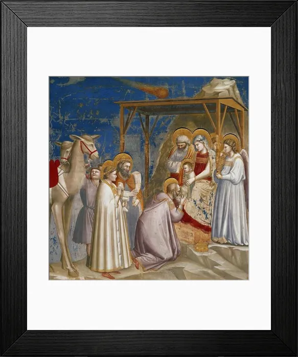 Framed Print : The Adoration of the Magi (From the cycles of The Life of Christ) Framed Print : The Adoration of the Magi (From the cycles of The Life of Christ)