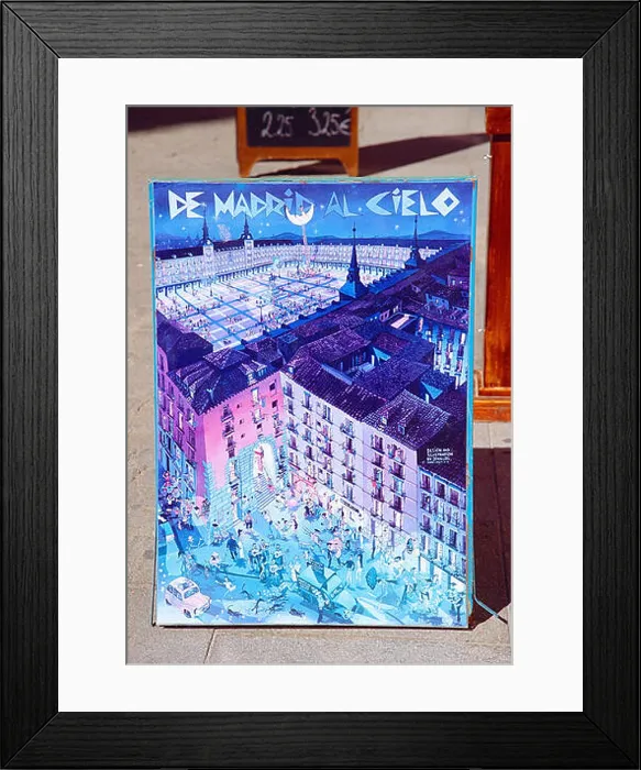 Framed Print : Picture of Arco de Cuchilleros and Plaza Mayor. Madrid, Spain Framed Print : Picture of Arco de Cuchilleros and Plaza Mayor. Madrid, Spain