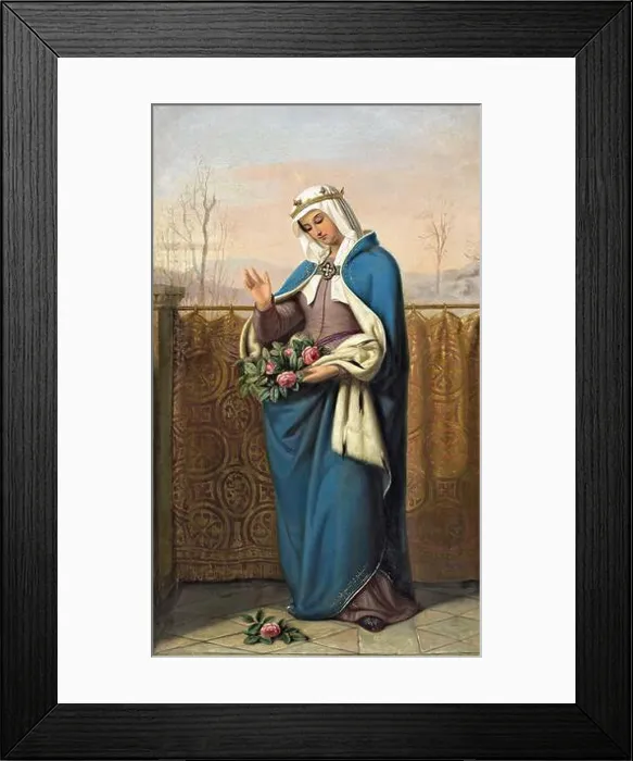 Framed Print : Ittenbach Franz - Saint Elisabeth of Thuringia 1 - German School - 19th Century - Ittenbach Franz - Saint Elisabeth of Framed Print : Ittenbach Franz - Saint Elisabeth of Thuringia 1 - German School - 19th Century - Ittenbach Franz - Saint Elisabeth of