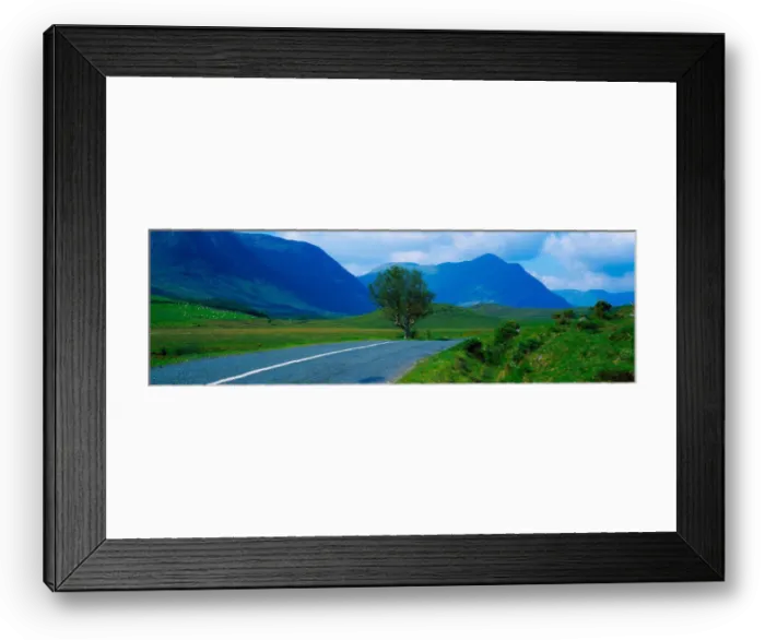 Framed Print : County Mayo, Ireland, road From Westport to Leenane Framed Print : County Mayo, Ireland, road From Westport to Leenane