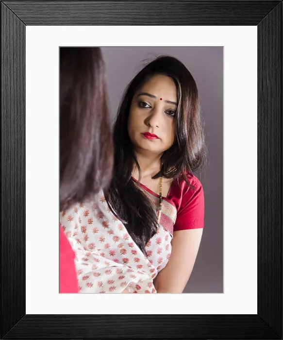 Framed Print : 1 indian Housewife Woman Stress Framed Print : 1 indian Housewife Woman Stress