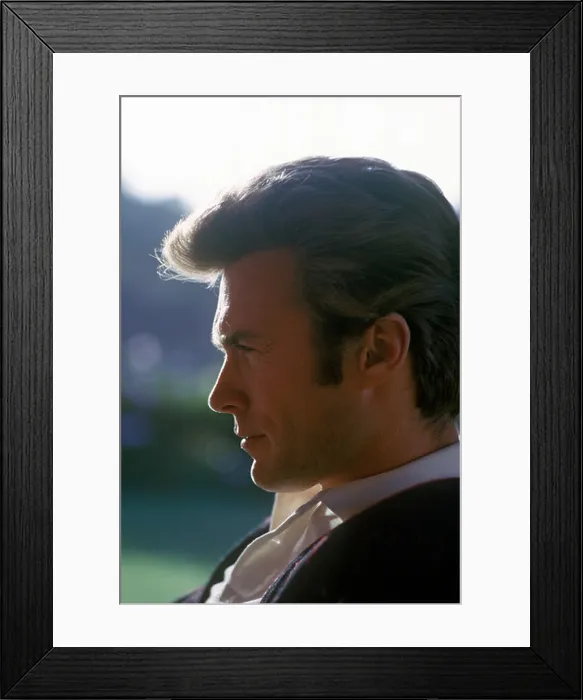 Framed Print : Clint Eastwood in outdoor portrait 1959 61 Framed Print : Clint Eastwood in outdoor portrait 1959 61