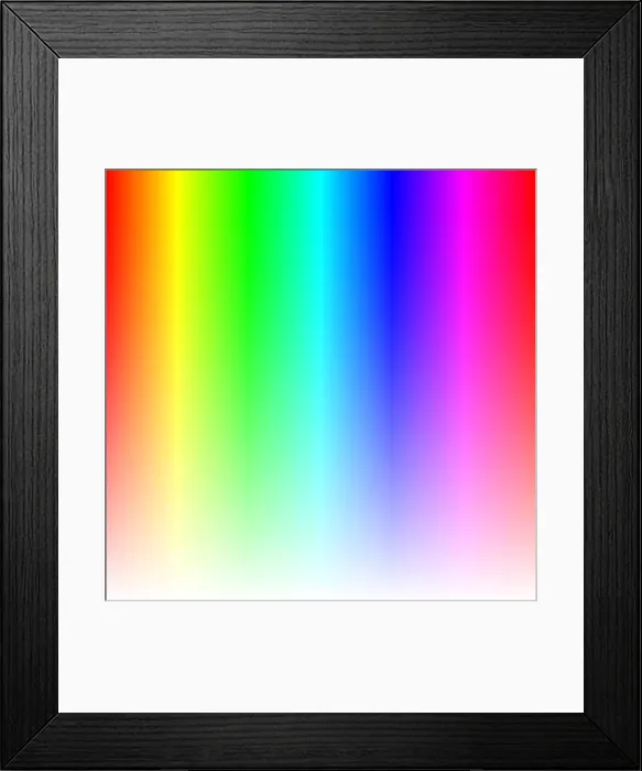 Framed Print : Color tone picker assistant with blend transision to white. Abstract rainbow gradient Framed Print : Color tone picker assistant with blend transision to white. Abstract rainbow gradient