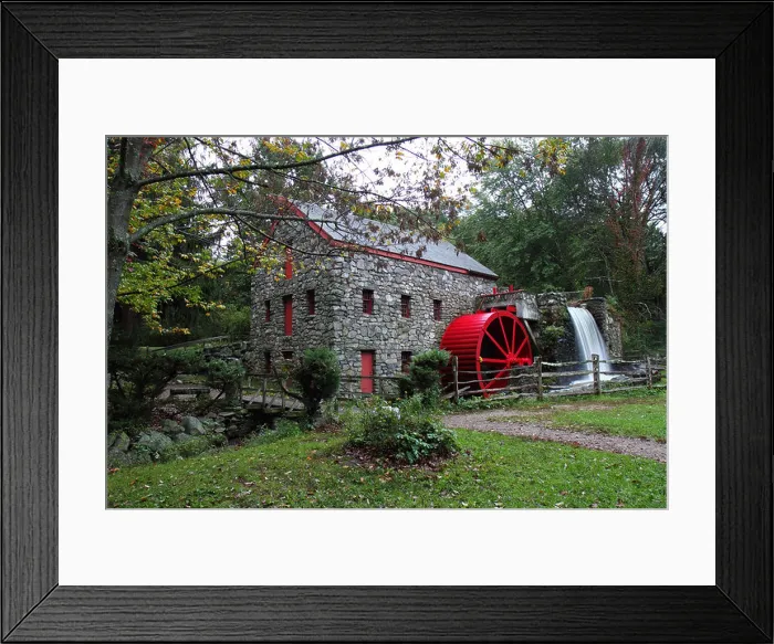 Framed Print : Longfellow's Wayside Inn grist mill in Sudbury Framed Print : Longfellow's Wayside Inn grist mill in Sudbury