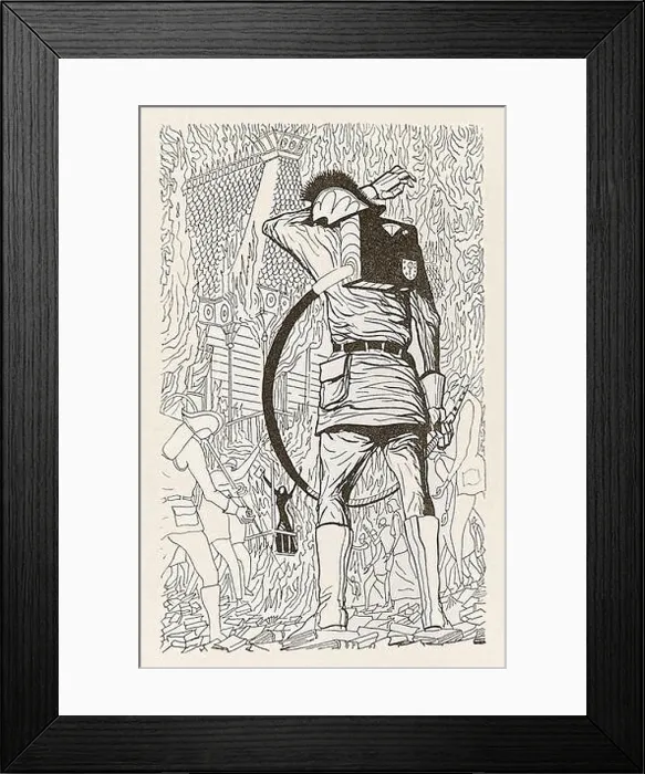 Framed Print : Fahrenheit 451 by Ray Bradbury (1920-2012)