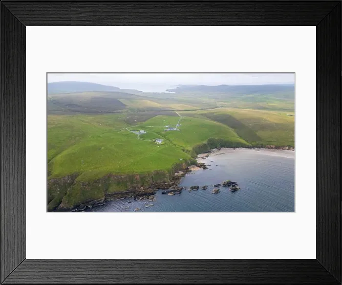 Framed Print : Hermaness Lighthouse and nature reseve and Burrafirth beach at the entrance to Hermaness National Natuire Reserve Framed Print : Hermaness Lighthouse and nature reseve and Burrafirth beach at the entrance to Hermaness National Natuire Reserve