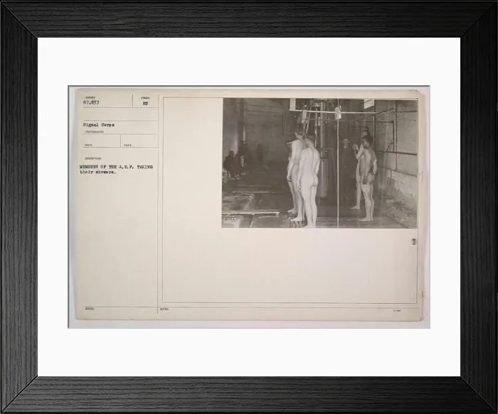Framed Print : Soldiers in the American Expeditionary Forces (A) Framed Print : Soldiers in the American Expeditionary Forces (A)