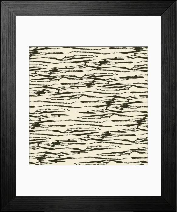 Framed Print : Hand-drawn rough bark and waves vector seamless texture pattern for backgrounds and packaging Framed Print : Hand-drawn rough bark and waves vector seamless texture pattern for backgrounds and packaging