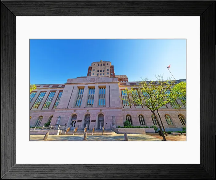 Framed Print : Philadelphia, USA - May 4, 2015: United States Custom House Building in Chestnut Street Framed Print : Philadelphia, USA - May 4, 2015: United States Custom House Building in Chestnut Street